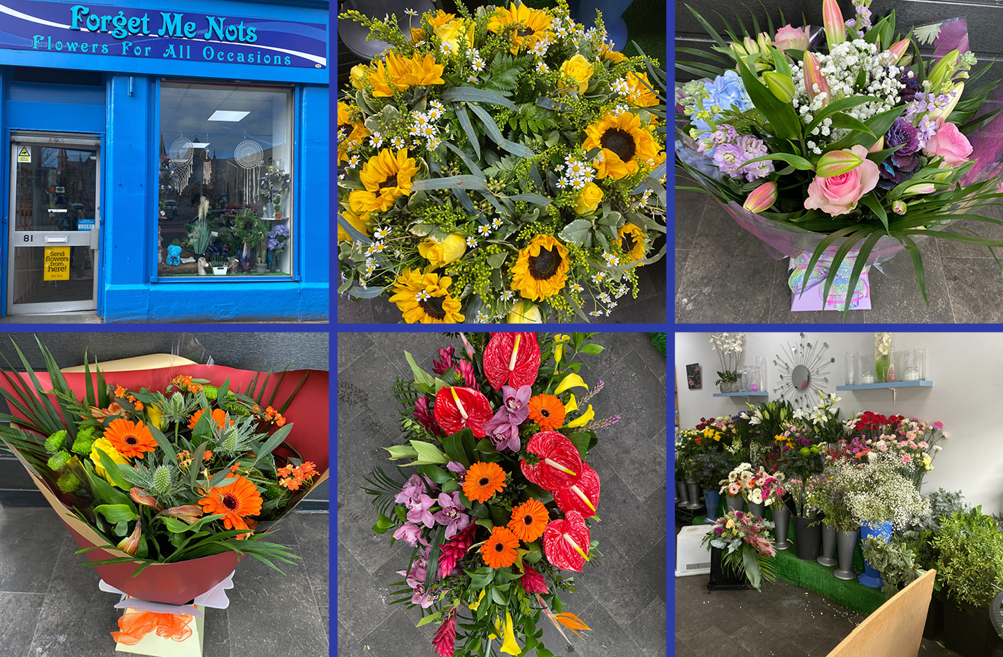 About Me Nots in Ayr Same Day Delivery Local Florist