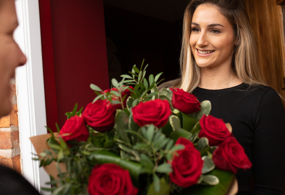 A photo of a bouquet by made by us