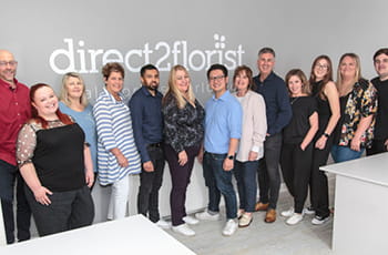 Direct2Florist team supporting local florists