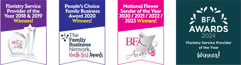 Award badges for Direct2florist