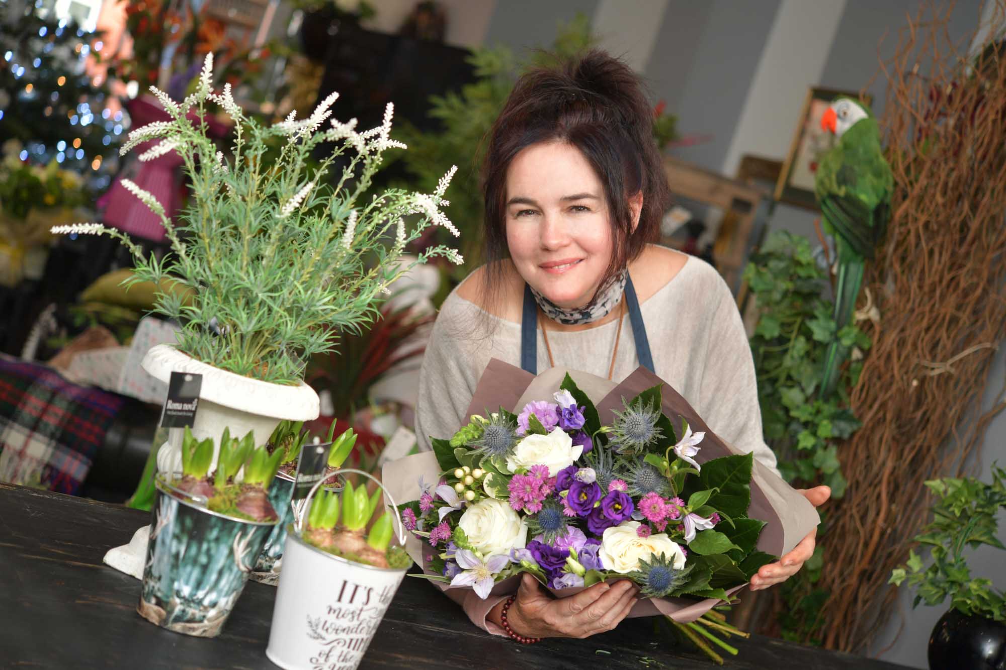 Eco friendly flowers delivered by a local florist